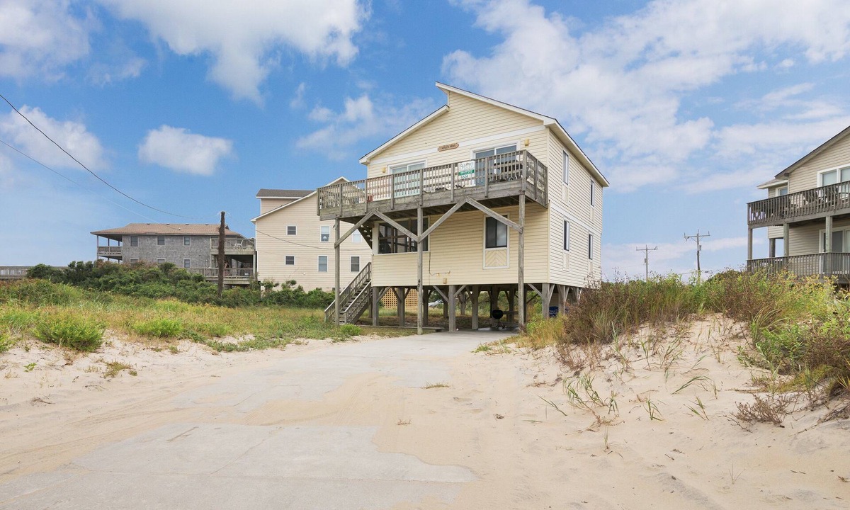 South Nags Head House | 6504- Eagle's Nest - Quiet Ocean View Escape | Walk to Beach