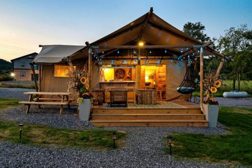 Wears Valley Other | Beautiful Secluded Tented Cabin with Fire Pit in Sevierville, Tennessee