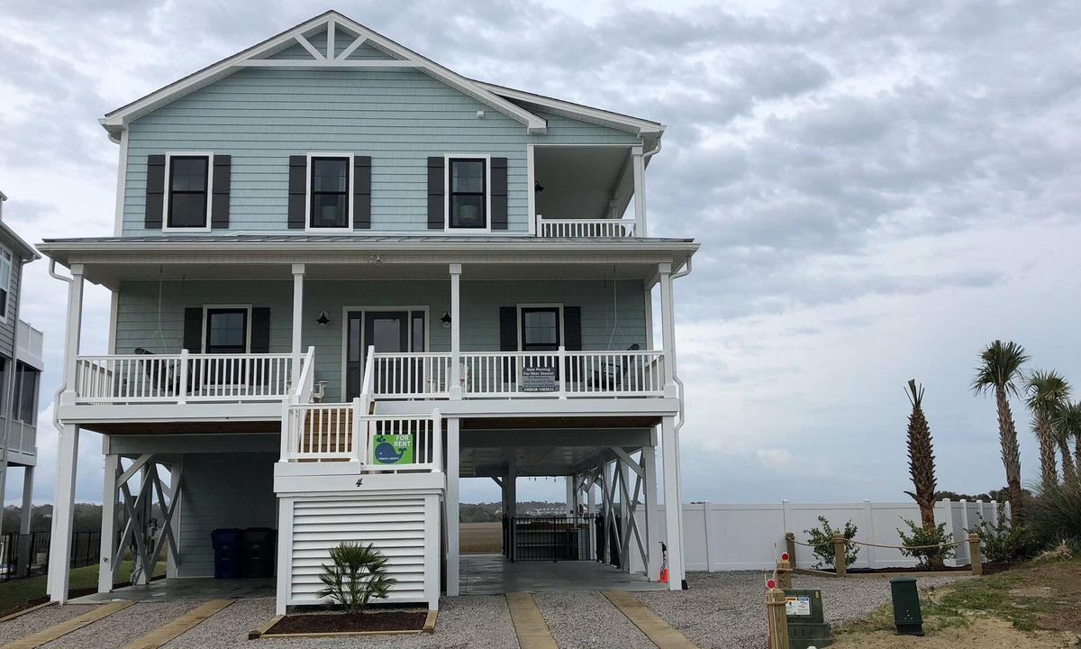 Ocean Isle Beach House | BRAND NEW in January 2019 with georgeous views of the marsh and the ocean!