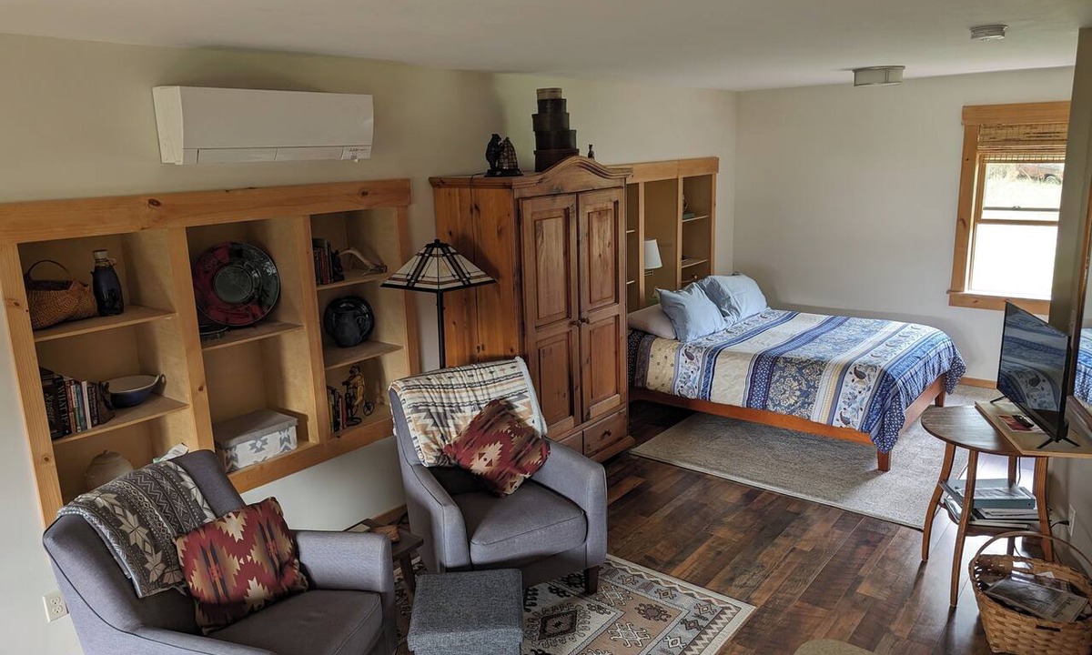 Zionville House | Charming loft above barn, 10 min. from Boone, with gardens, chickens and views.