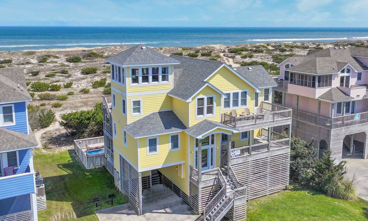 Salvo House | Cheerio - Oceanfront Escape with Private Pool, Elevator, Hot Tub, & Game Room