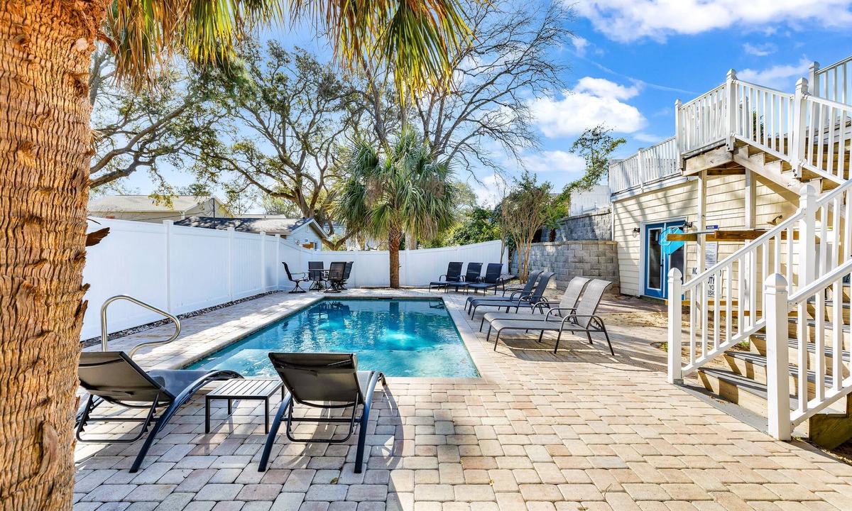 Windy Hill House | Coastal gem with pool, deck, game room, & yoga - walk to the beach