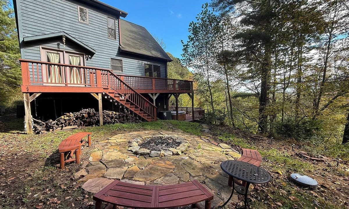 Grassy Creek Cabin | Cool Escapes. Warm Memories Mountaintop Memories 3BR/3BA w/Hot Tub, Game Room