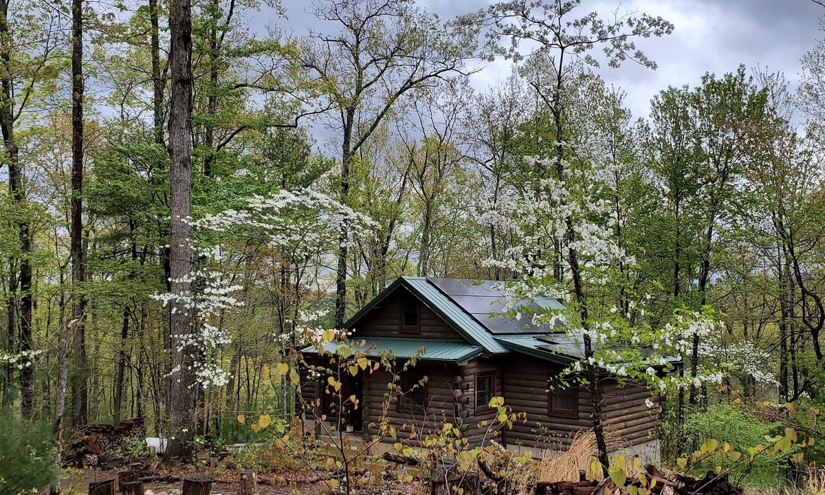 Bristol Cabin | Cozy Cabin on 11 acres w/Lake&Mtn Views. wifi, great cell svc. & moderated AC.