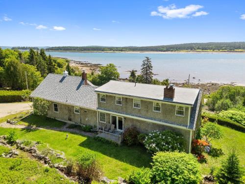 Steuben House | Dog-friendly oceanfront home with private shorefront, two fireplaces, & firepit