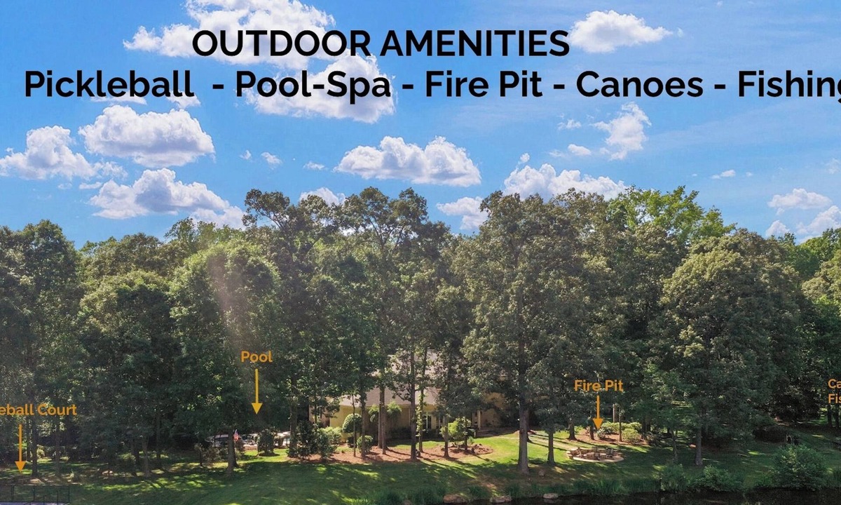 Waxhaw House | Experience the Retreat at Walden Pond set among 4 acres of natural beauty.