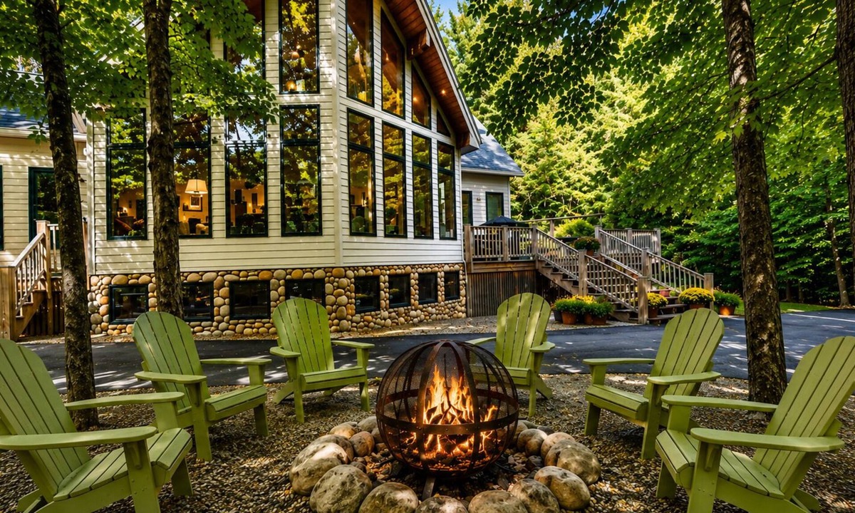 Sunday River Area House | FunHouse: Walk to Ski Trails! Hot Tub, Game Room, Ultimate Kitchen