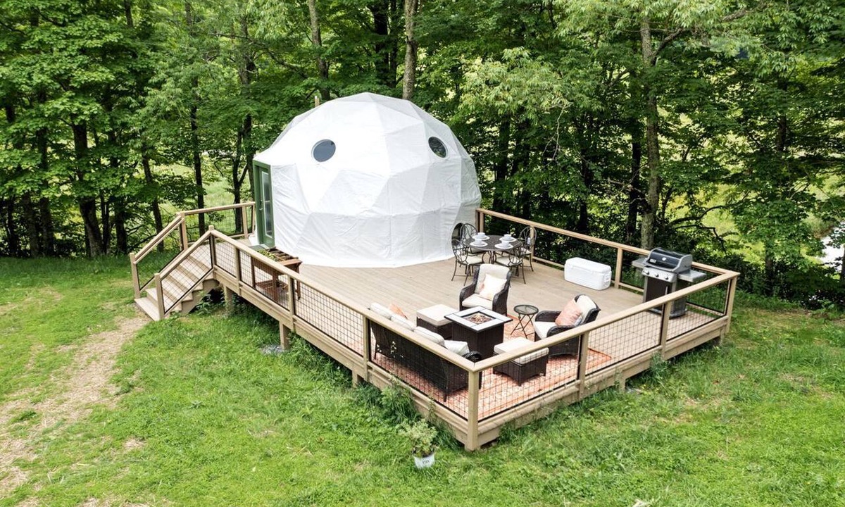 Creston Cabin | Gorgeous Dome with Breathtaking Landscape Views in North Carolina