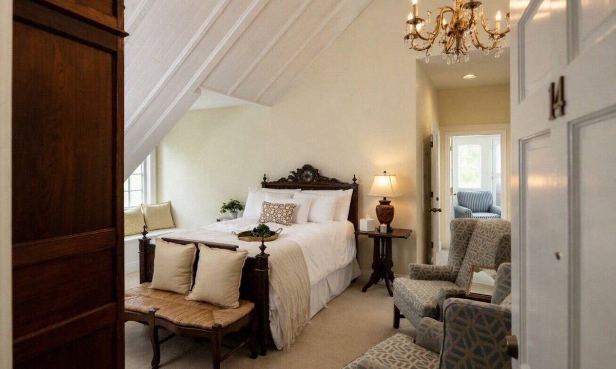 Edenton Bed & Breakfast | Granville Queen Inn Downtown Edenton Queen Bed Top Floor