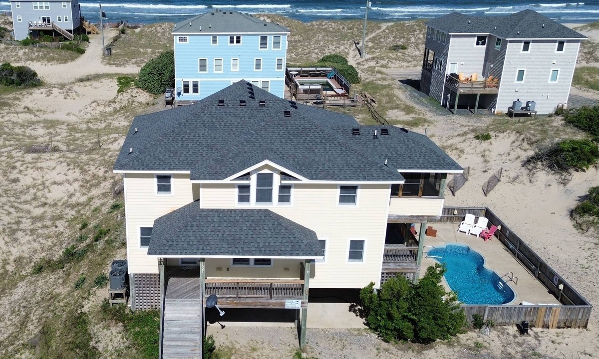 Corolla House | Horseplay | 5BR Carova Beach 4x4 OBX | Pool, Hot Tub & Game Room | Sleeps 12