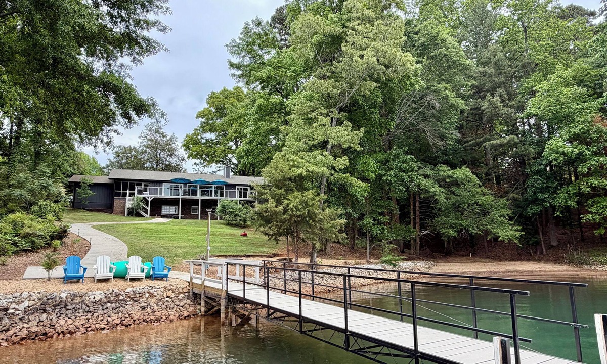 Seneca House | Lake Front Home with Dock "Lake Keowee Retreat"