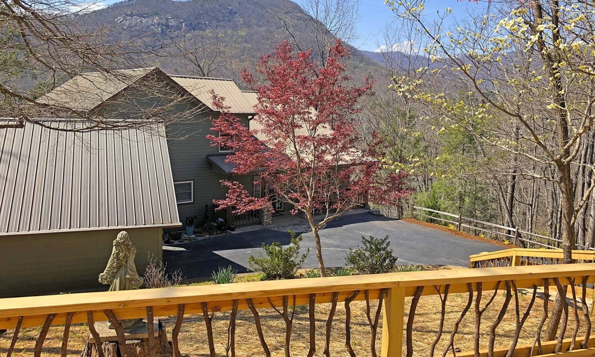 Lake Lure House | Lake & Mountain Views Hot Tub Theater Fire Pit Sleeps 12