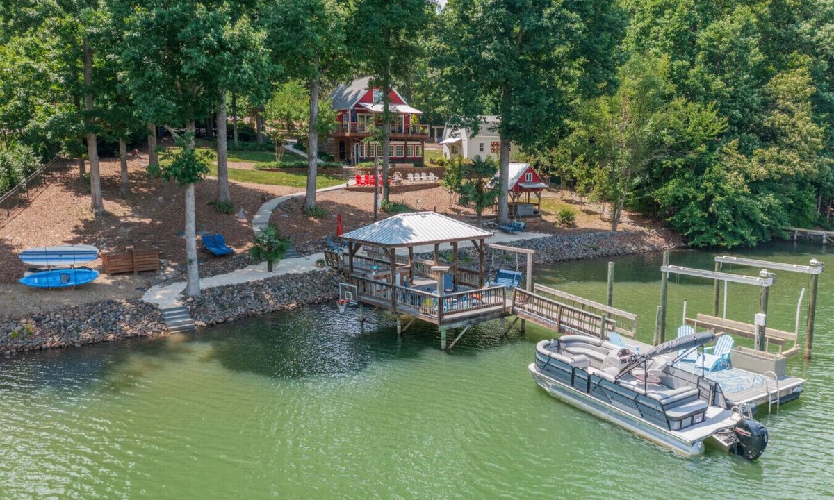 Mayhew House | Lakefront Vacation Oasis w/Hot Tub, Beach, Pets OK