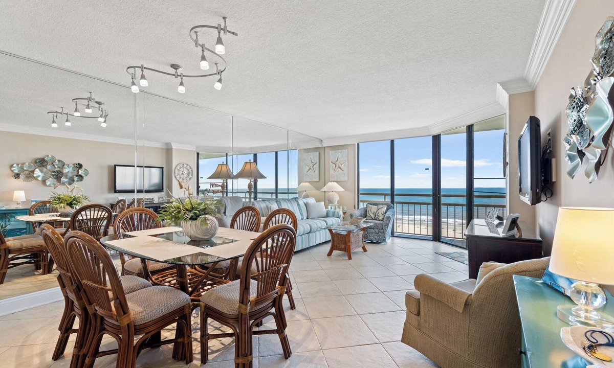 Briarcliffe Acres Condo | Ocean Creek Tower South 3BR 2Bath Direct Oceanfront. Beach Locker. Pickleball
