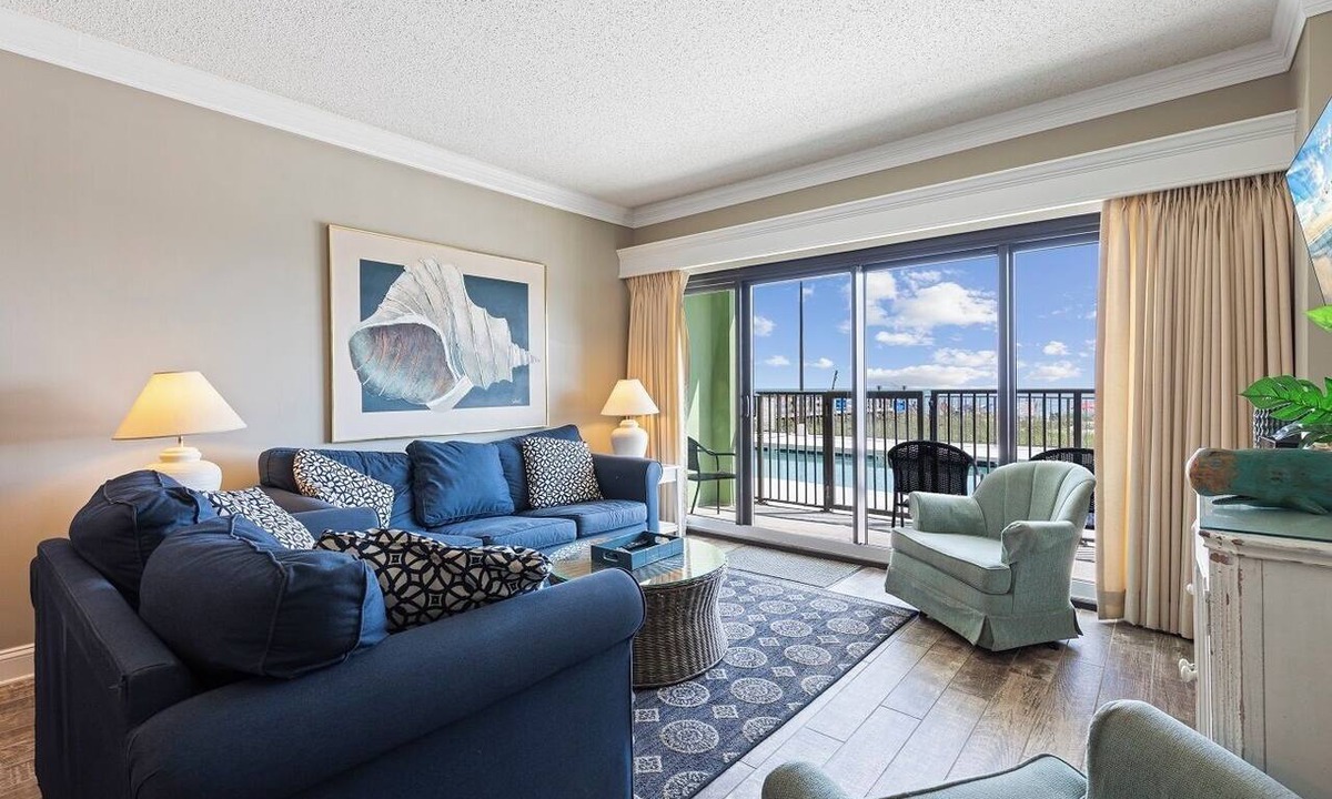 Cherry Grove Beach Condo | Oceanfront 3BR/2B Ground Floor condo at Springs Towers in Cherry Grove