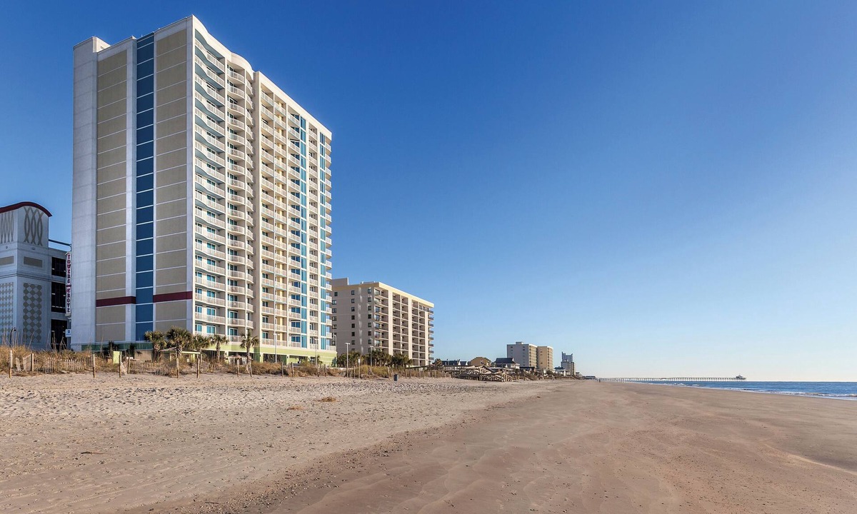 Cherry Grove Beach Resort | OFFICIAL LISTING | Wyndham - Towers on the Grove One BR Ocean View: Pool & More!