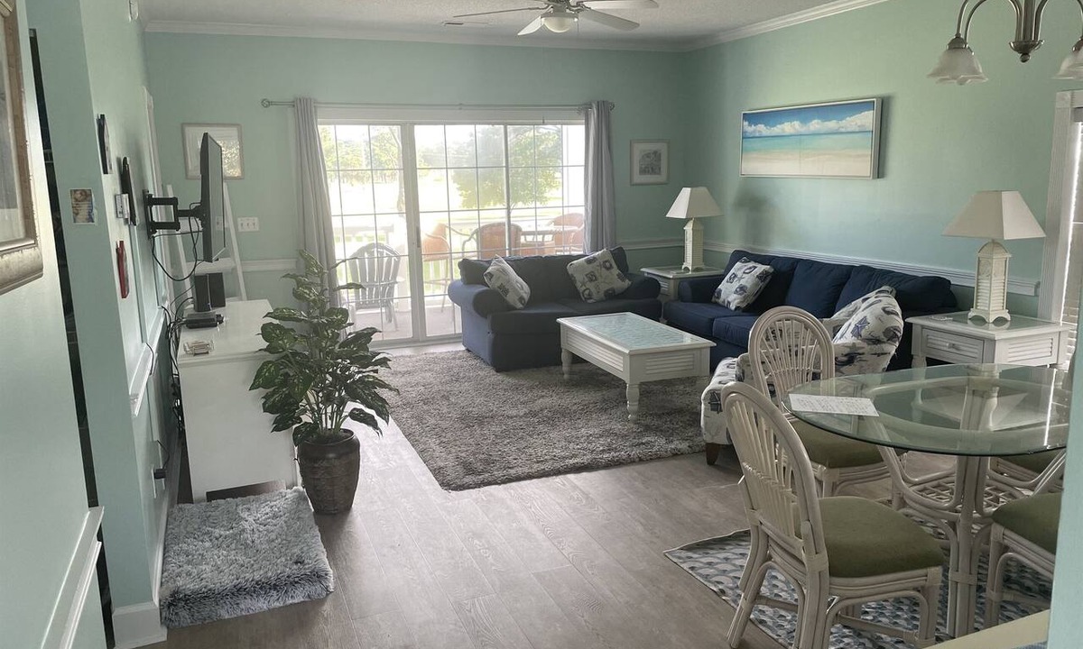 Central Myrtle Beach Condo | Pet Friendly 2 Bedroom Condo on the Golf Course!