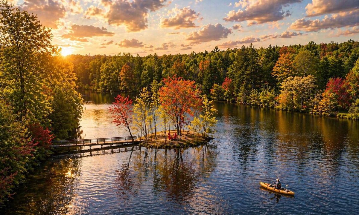 Trevilians House | Private Lake w/Island - ALL 4 Rentals! Tugboat, Cabin, Barn/Silo, & Airstream