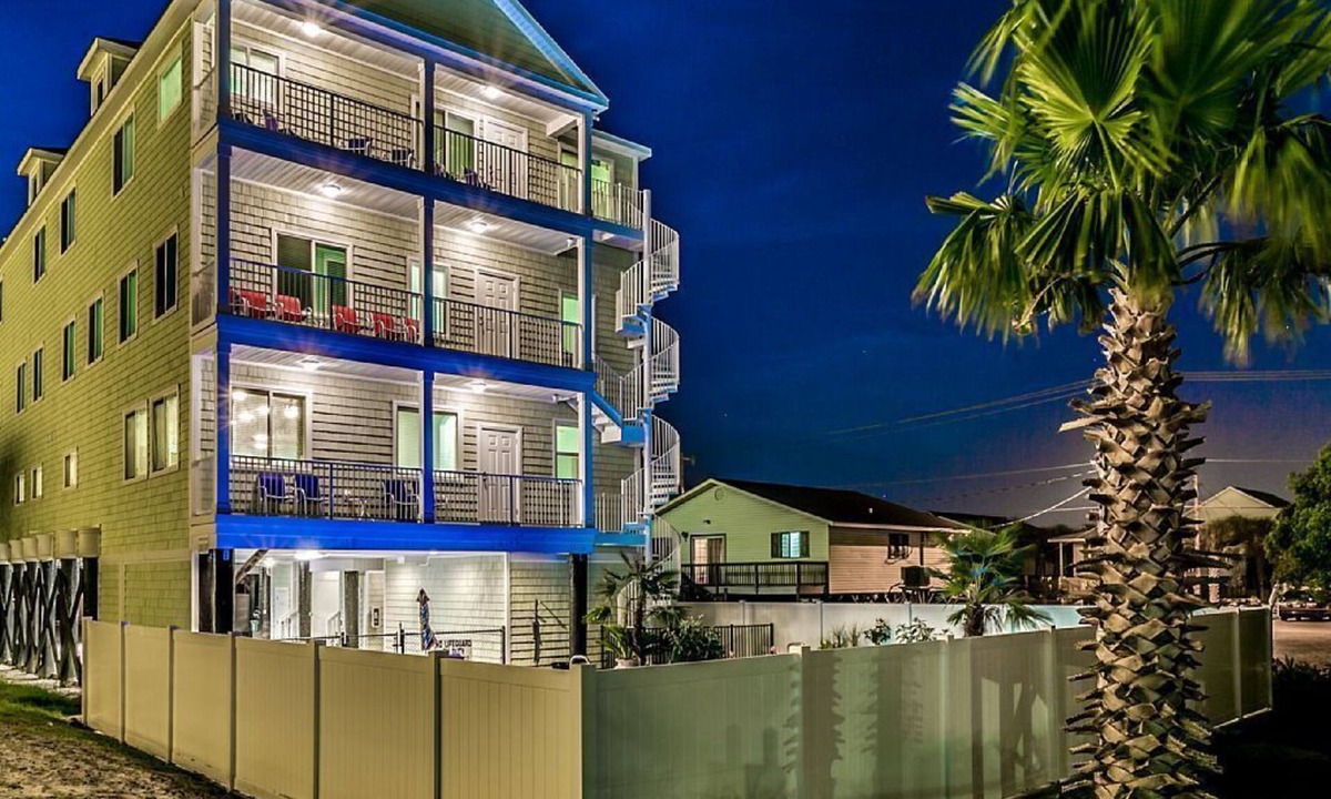 Cherry Grove Beach House | Private Retreat:master suite w Jacuzzi tub,game room,pool,outdoor entertainment!