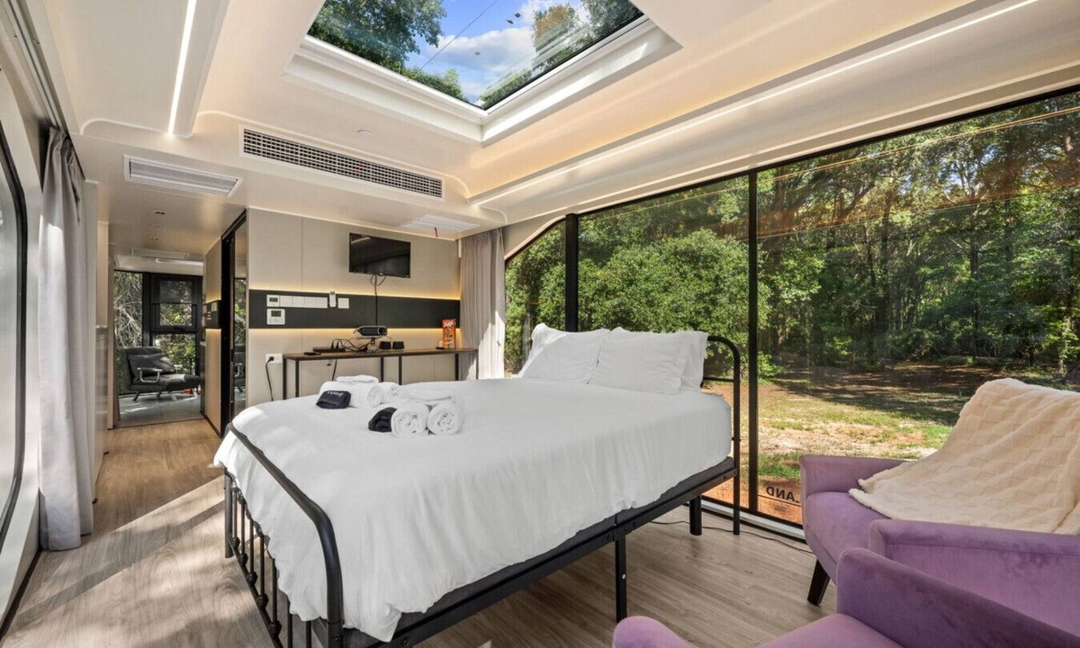 St. Stephen House | Space-Age Glamping Oasis - Immerse Yourself in Nature Without Sacrificing Comfort