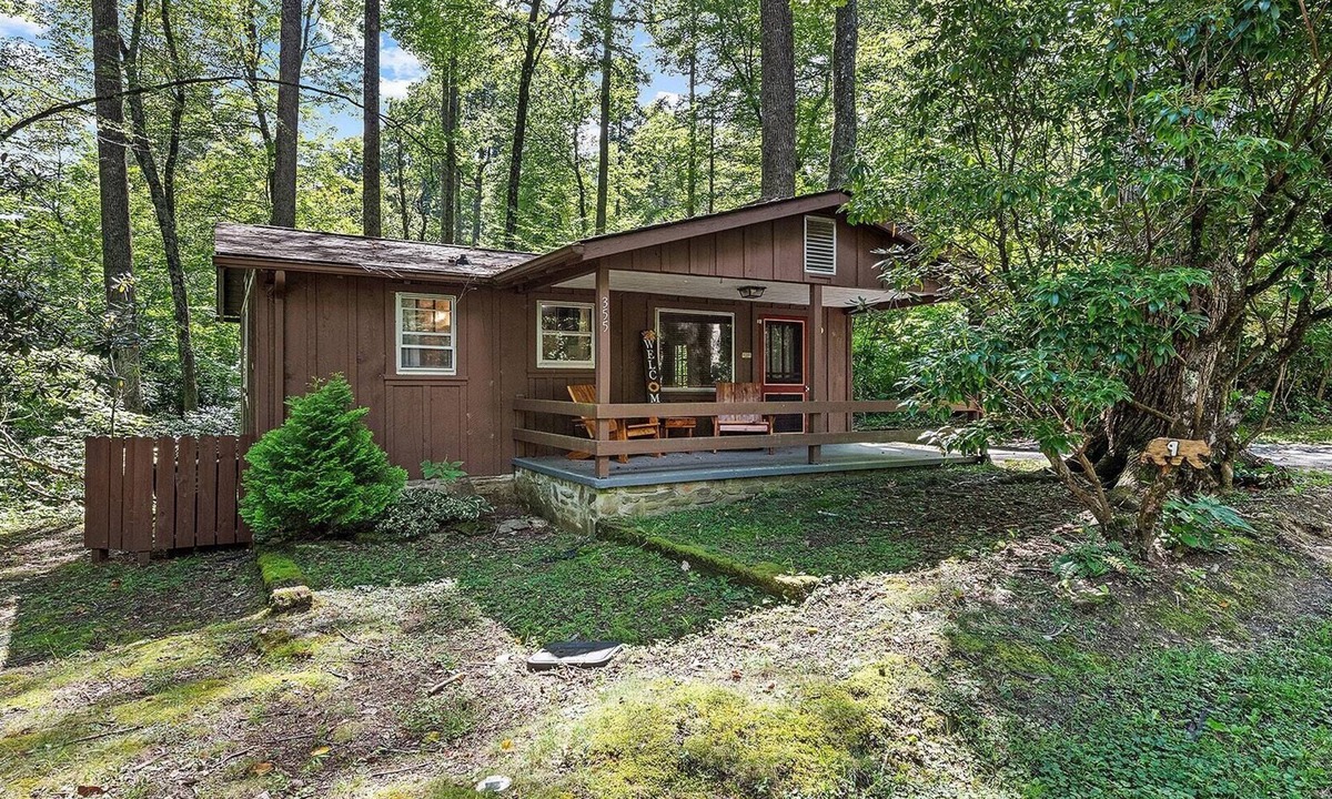 Maggie Valley Cabin | Sunflower Shack: 1 BR, 1 BA Cabin/Bungalow in Maggie Valley, Sleeps 2