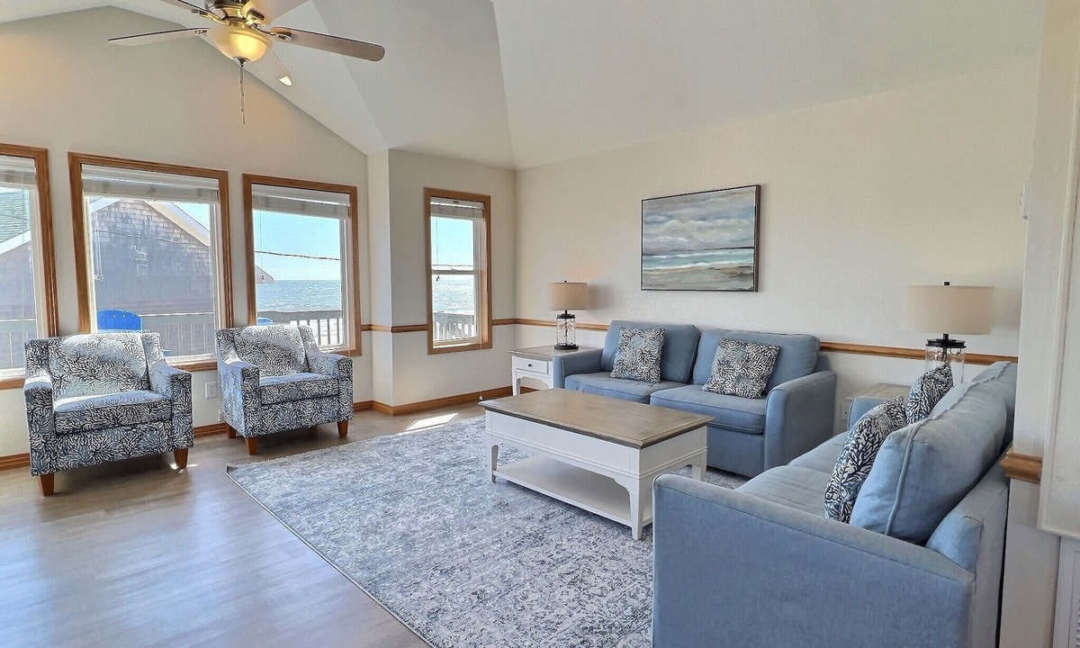 Buxton Cottage | Sunrise Cottage- Excellent Ocean Views- Steps to Beach- Community Pool