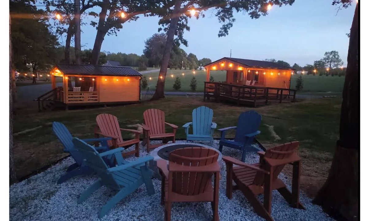 Jonesville House | Your Private Wine Country Retreat: Cabins, Fire Pits & Gatherings
