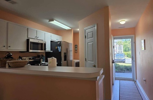 Carolina Forest Condo | 1st Floor Plush Condo | W&D | Pool & Hot Tub