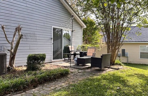 Concord House | 2BR/2BA Near Concord Mills | Backyard + Workspace