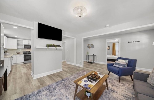 Mount Holly House | 3-BR Renovated Bungalow—River District—Fire Pit!