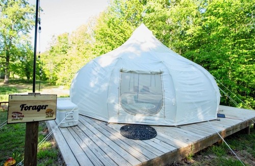 Boomer RV Rental | A place for peace… relaxing stay on a holistic farm in Western NC