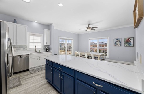 Cherry Grove Beach House | Amazing Channel Retreat Private Pool Luxury Outdoor Living & Pet Friendly