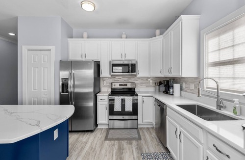Cherry Grove Beach House | Amazing Channel Retreat Private Pool Luxury Outdoor Living & Pet Friendly