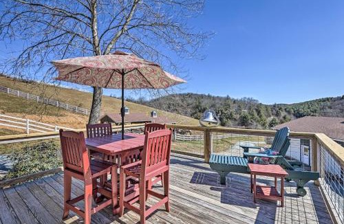 Boone Apartment | Appalachian Boone Horse Ranch Retreat with Mtn Views