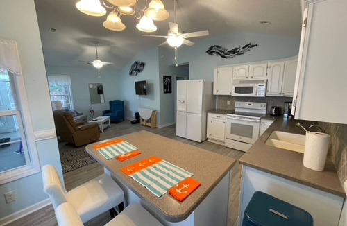 Surfside Beach House | Beach House w/Elevator-Limo Golf Cart-Pet Friendly-Ocean Lakes