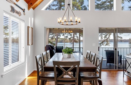 Seneca House | BIG WATER VIEWS from this waterfront home on Lake Keowee. Close to Clemson.