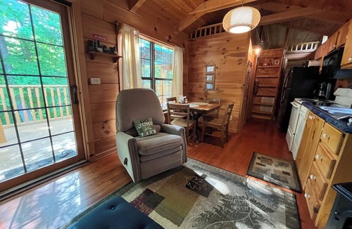 Fair Play Cabin | Blondie's Cabin on the Lake with Hot Tub & Private Dock
