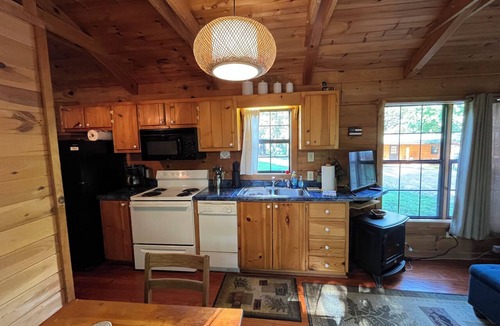 Fair Play Cabin | Blondie's Cabin on the Lake with Hot Tub & Private Dock