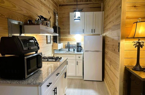 Frank Cabin | Buck Hill Tiny Home Cabin #5 Honeymoon Suite ADA Compliant