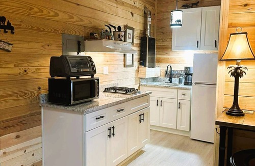 Frank Cabin | Buck Hill Tiny Home Cabin #5 Honeymoon Suite ADA Compliant