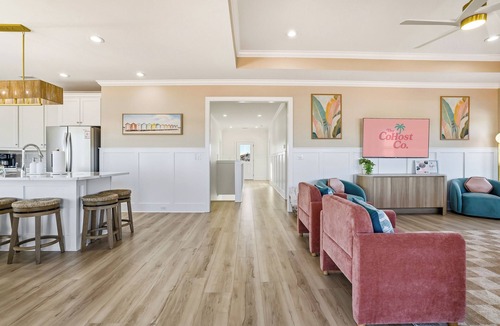 Cherry Grove Beach House | Carolina Sands - Ocean view + Heated pool & spa w/Golf Cart & Arcade Games