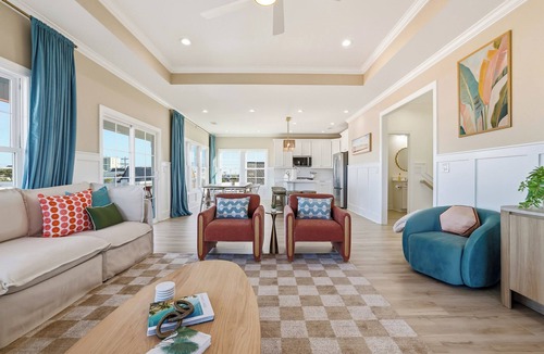 Cherry Grove Beach House | Carolina Sands - Ocean view + Heated pool & spa w/Golf Cart & Arcade Games