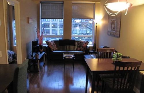 International District Condo | Chic Luxury Downtown Condo with Pool & Garage !