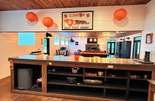 Central Cabin | Clemson Game Day Lake Front Retreat 5 min to Clemson University Volleyball Court