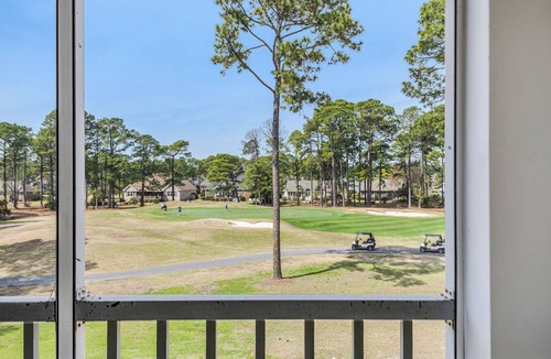 Sea Trail Condo | Condo in Sea Trail, GREAT GOLF view, Restaurants on site, pool at the complex.
