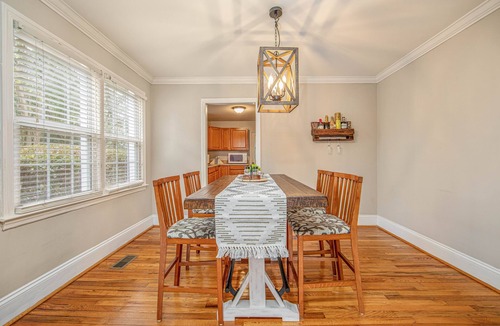 Terry Sanford House | Cozy 3BR Home w/Porch Near Downtown Fayetteville