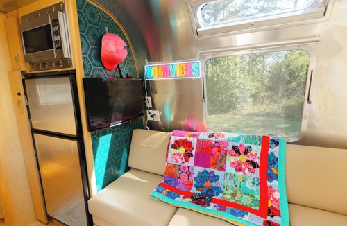 Aiken House | Cozy Airstream "The Silver Saddle" unique stay in Aiken SC