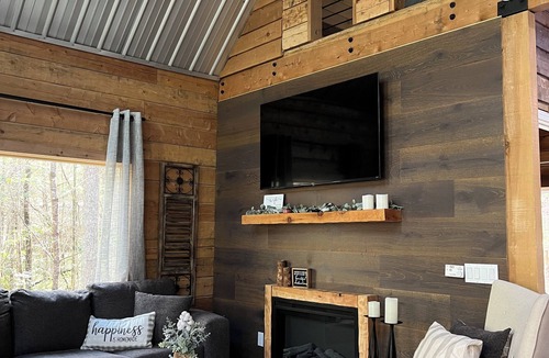 Ellijay Cabin | Creekside Modern Cabin Forest Escape in Ellijay