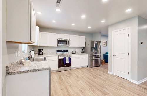 Sunset Beach House | Dog-friendly coastal home with fenced in yard, close drive to the beach