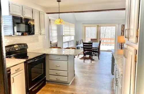 Littleton House | Enjoy Lake Gaston with our private dock and deep water. Available 7:6-7:11